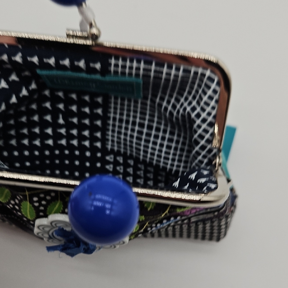 Handmade Multicolor Coin Purse Snap Closure Wallet by Whimsy Garden - Picture 5 of 7